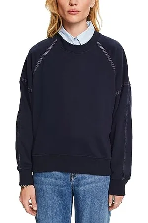 ESPRIT Z recyklingu: Bluza z okrągłym dekoltem, , M