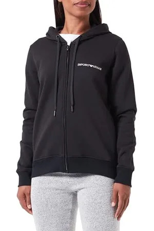 Emporio Armani Damska kurtka Iconic Terry Full Zip Jacket (2 sztuki), , M
