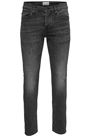 Only & Sons Męskie dżinsy Slim Fit ONSLOOM Mid Rise Slim Fit Jeans, , 32W / 32L