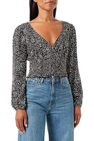 Hurley Damska koszulka zwierzęca L/S z marszczoną koszulką Wb, , M