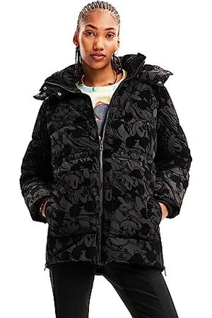 Desigual PADDED_KINGSTON MICKEY, 2000 BLACK, XS, , XS