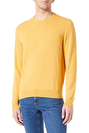 Daniel Hechter Męski sweter z okrągłym dekoltem, (Corn Yellow), rozmiar XL