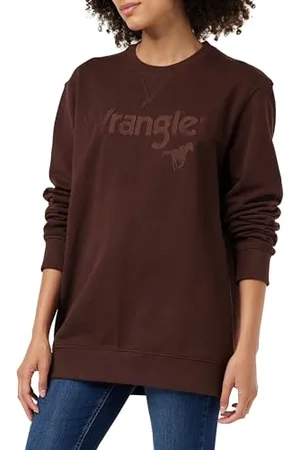 Wrangler Męska bluza z logo Crew Sweat, , M
