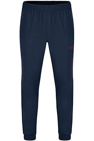 Jako Męskie spodnie poliestrowe, wyzwanie, spodnie poliestrowe, granatowe/bordowe, 4XL