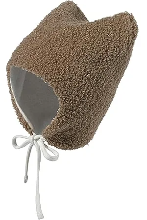 Sterntaler Mütze Plüsch mit Ohren, czapka chłopięca, beżowa