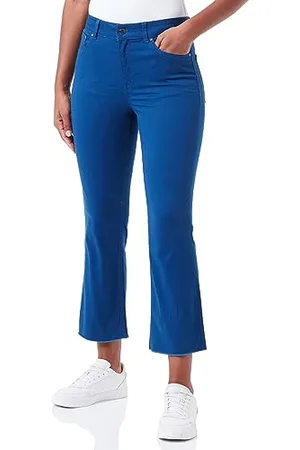 Benetton Spodnie 46QRDE010, Średni niebieski 2G6, 29 Damski