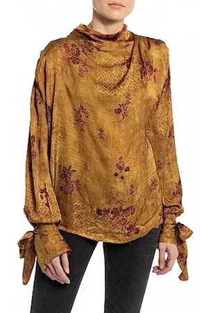 Replay Bluzka damska Straight Fit, , S