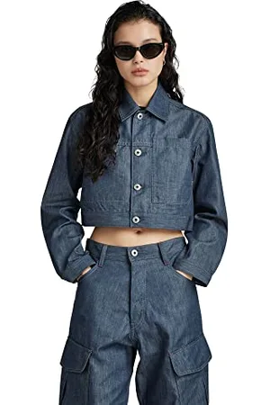 G-Star Cropped Denim Jacket L