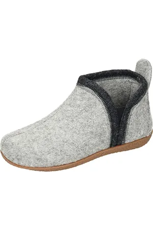 Manitu Damskie kapcie 340058-91, jasnoszare, rozmiar 39, , 39 eu