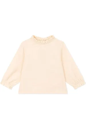 Petit Bateau A08AI bluzka z długim rękawem, biała, Avalanche, 6 miesięcy, , 6 Miesiące