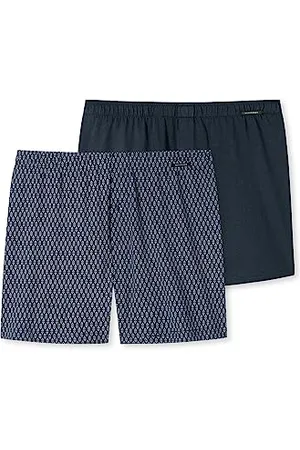 Schiesser Herren 2 PACK Boxershorts Baumwolle Jersey weich - Jerseyboxer