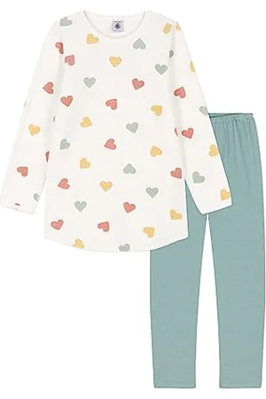 Petit Bateau Noga Noga MAR/MU3A, Marshmallow/Multico, 3 lata Dziewczynki, piankowy/wielokolorowy, 3 lat