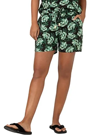 Timezone Damskie szorty tkane - Regular Fit - XS S M L XL XXL - nadruk na całej powierzchni, , XS