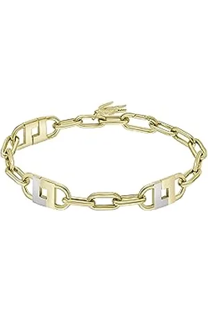 Lacoste Damska bransoletka ARDOR Collection Link dwukolorowa - 2040162, Jeden rozmiar, Stal nierdzewna, Bez kamieni szlachetnych