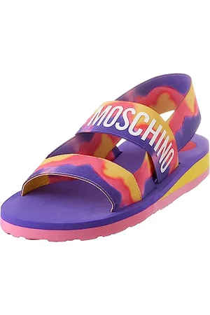 Moschino JA16033G0GJN560A, Sandały Platformowe damskie, , 38 EU, Wielokolorowy, 38 EU