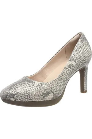 Clarks Damska pompka Ambyr Joy Pump, beżowa metaliczna, rozmiar 39,5, , 39.5 EU Weit