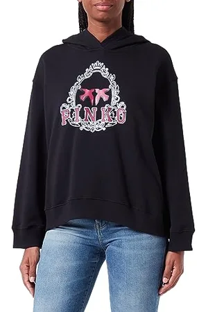 Pinko Sisma sweter Bluza Vintage fra Koszulka z długim rękawem bez kołnierza kobiet, , XS