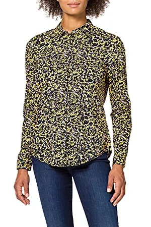 Scotch&Soda Maison , damska koszulka z nadrukiem z mieszanki ekologicznej bawełny, , M