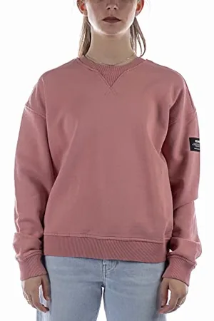 ECOALF Bluza damska Backalf, bawełna ekologiczna, z okrągłym dekoltem z długim rękawem, wygodna i wszechstronna bluza podstawowa, , XS