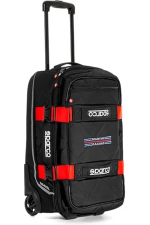 Sparco 016438MRRS, Plecak podróżny Martini R Unisex Dorosły Czarny/Czerwony, , 42/50 EU