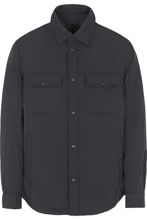 Armani Exchange Męska kurtka z długimi rękawami, duże przednie kieszenie, casualowy krój, , XL