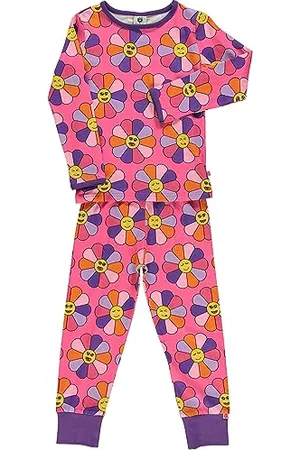 Småfolk Nightwear Flower, , 7-8 Lata
