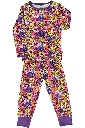 Småfolk Nightwear with Flower, , 4-5 Lata