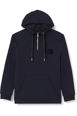 Armani Exchange Damska bluza z długim rękawem, boczna naszywka, zamek błyskawiczny z przodu, , M