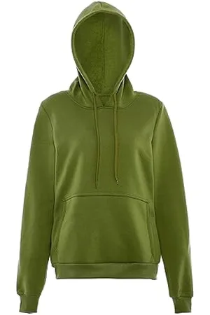 myMo Modna bluza z kapturem dla kobiet, poliester, wojskowa, rozmiar XXL, , XXL
