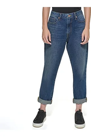 DKNY Damskie dżinsy Slim Straight Crop, , 27