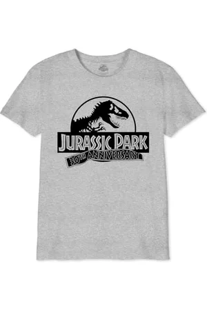 Jurassic Park "30th Anniversary" BOJUPAMTS047 Koszulka chłopięca, Melange Grey, Rozmiar 8 lat, , 8 lat