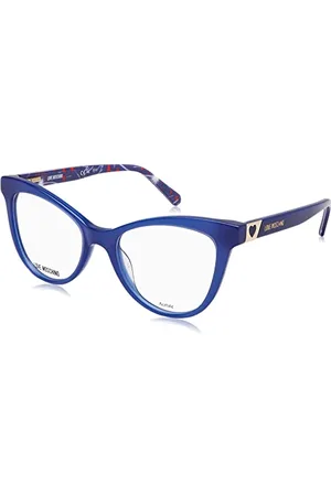 Moschino MOSCHINO LOVE MOL576 Okulary, Niebieski, 51 damskie