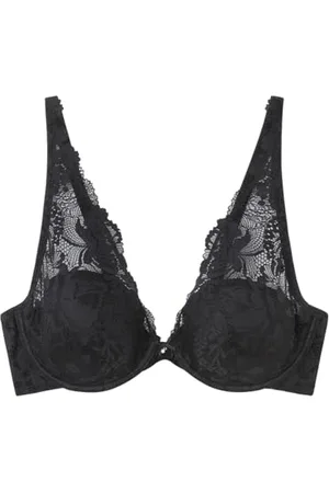 Women secret Biustonosz Lace Black Padded Halter, , 80B