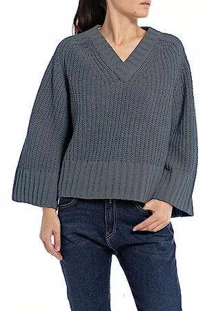 Replay Sweter damski z krótkim rękawem, , M