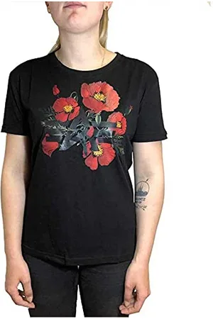 Alpha Industries Damski T-shirt z logo Wmn Black, , XS