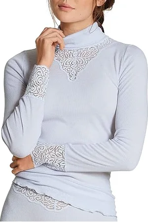 Calida Damska koszulka Silky Wool Glam, , standardowa
