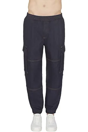 Armani Exchange Męskie kieszenie na nogawki, elastyczna talia, logo z tyłu, , 29