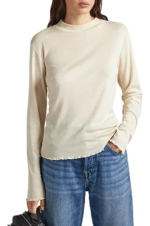 Pepe Jeans Koszulka damska Charlene, Brązowy (piaskowy), S