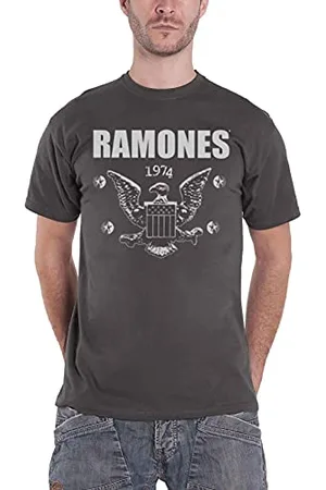 RAMONES T-Shirt # Xxl Grey Unisex # 1974 Eagle