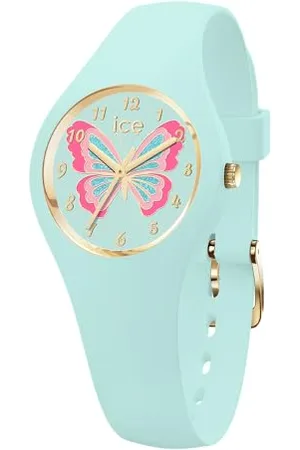 Ice-Watch ICE fantasia Butterfly bloom - damski zegarek z plastikowym paskiem - 021953 (Extra small)