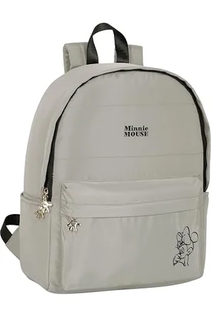 Safta MINNIE TEEN SAND Plecak na laptopa 14.1", idealny dla młodzieży w różnym wieku, wygodny i wszechstronny, jakość i wytrzymałość, 31x16x40 cm, , , Estándar, Casual