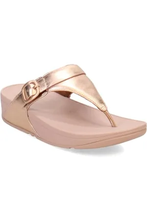 FitFlop Damskie LULU Regulowane skórzane sandały na palce, , 9 UK, , 43 EU