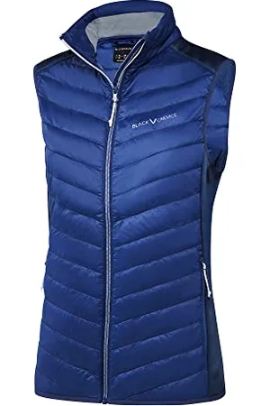 Black Crevice Damska kamizelka hybrydowa, damska kamizelka sportowa w różnych kolorach i rozmiarach, damska kamizelka outdoorowa, izolująca i oddychająca kamizelka damska ze stójką, kamizelka bez