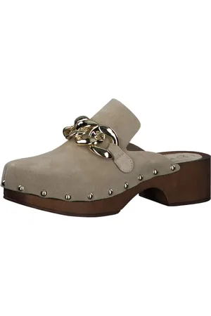 Marco Tozzi Damskie 2-2-27301-20 skóra Sabot, taupe, 38 EU, , 38 EU