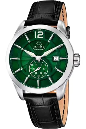 Jaguar Watches męski zegarek na rękę XL analogowy kwarcowy skóra J663/3