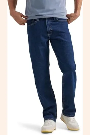 Wrangler Big & Tall Comfort Flex Waist Relaxed Fit Jean Dżins Mężczyźni , Dark Stonewash , 34W / 36L