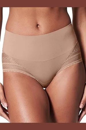 Spanx Undie-tectable majtki typu hipster z wysoką talią, z koronką