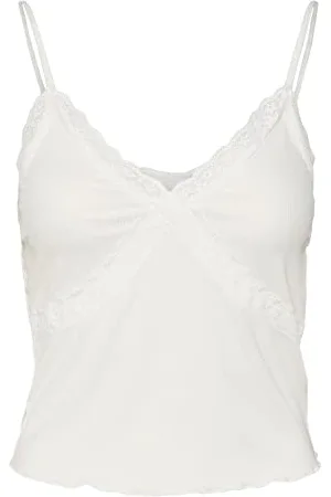 VERO MODA Vmditte Singlet Crop JRS Noos Top damski, , S