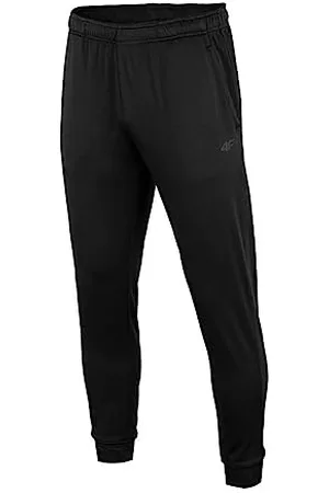 4F Męskie Functional Trousers Spmtr350 FNK, Deep Black-Black, XL Mężczyźni, , XL