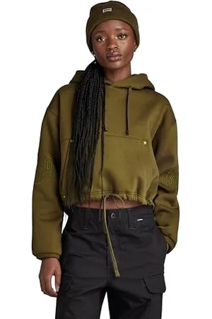 G-Star RAW Damska bluza z kapturem rozmiar Cropped HDD Loose Sw Wmn, , XS